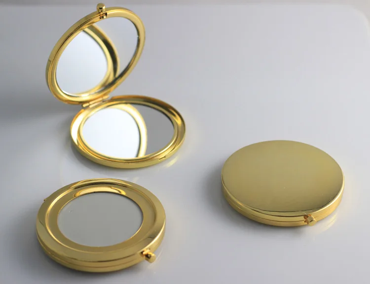 5 шт. компактное металлическое Мини Косметическое Зеркало сделай сам портативное