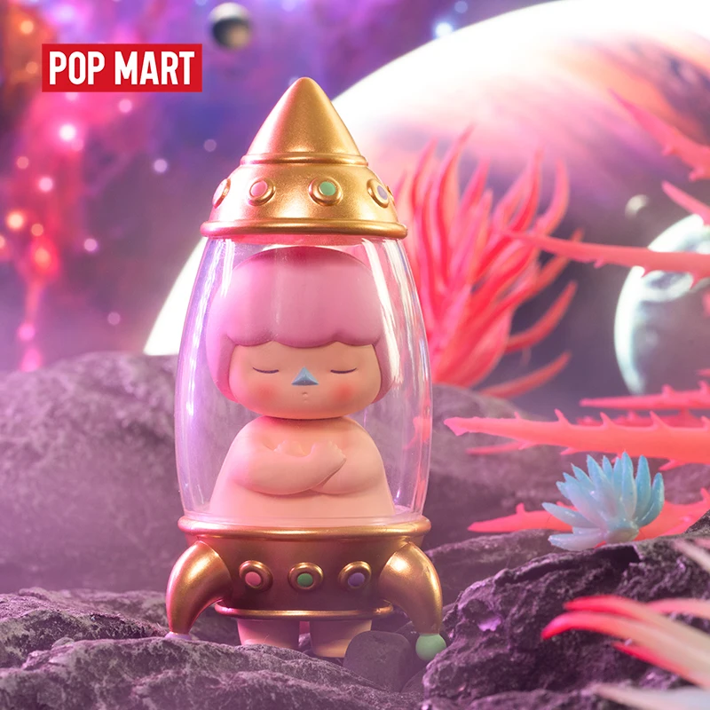 

POP MART Pucky Space детская серия глухая коробка игрушка кукла аниме оригинальная художественная фигурка подарок девочке на день рождения кавайны...