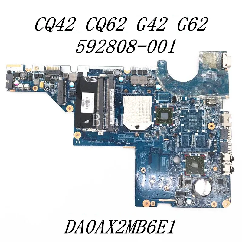 592808-001 592808-501 592808-601 Mainboard For HP CQ42 CQ62 G42 G62 CQ56 G56 Laptop Motherboard DA0AX2MB6E1 100%Full Tested Good