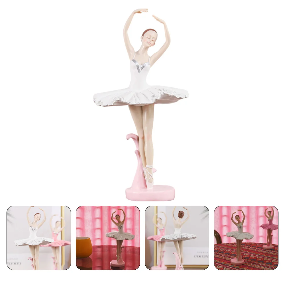 

Resin Ornaments Nordic Decor Dancer Ballet Figurines Grace Housewarming Gifts Synthetic Resin Bookshelf Figurine Girl