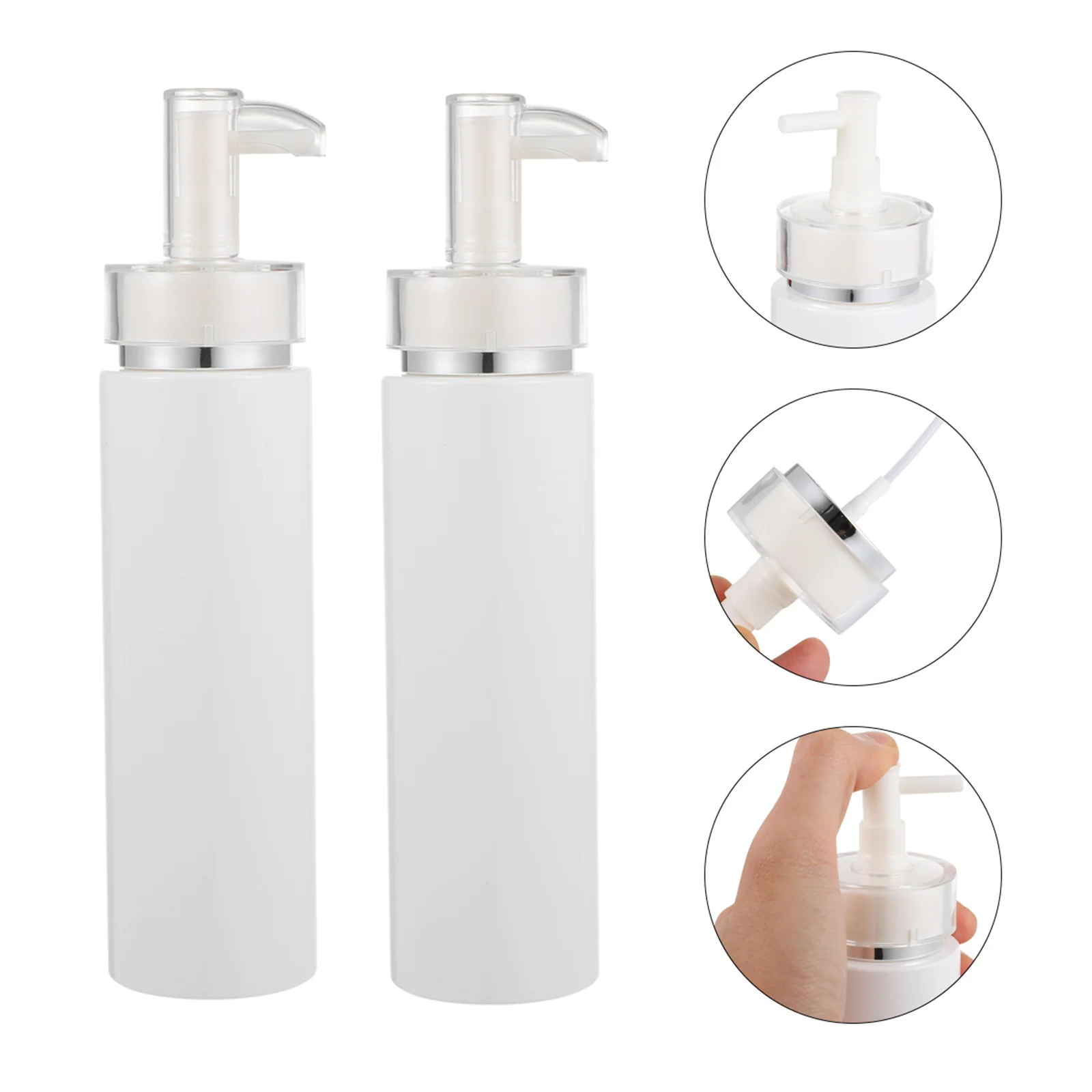 

Bottles Pump Hand Shampoo Refillable Bottle Dispenser Conditioner Liquid Empty Lotion Washing Soap Containers Body Wash Mini