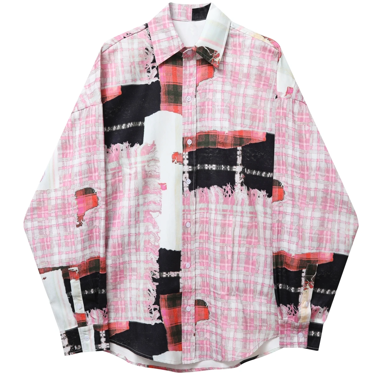 Annx2024 Эстетический художественный смысл в клетку стиле ретро с цветочным узором