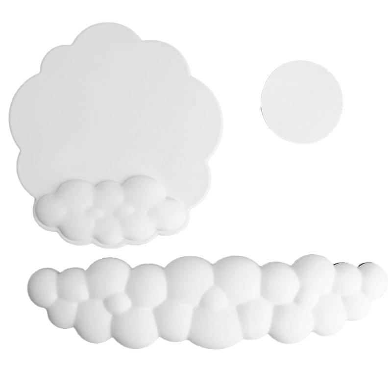 

Cloud Keyboard Wrist Pad Memory Foam Hand Rest Cloud Mouse Keyboard Wrist Pad Suitable For Office Games