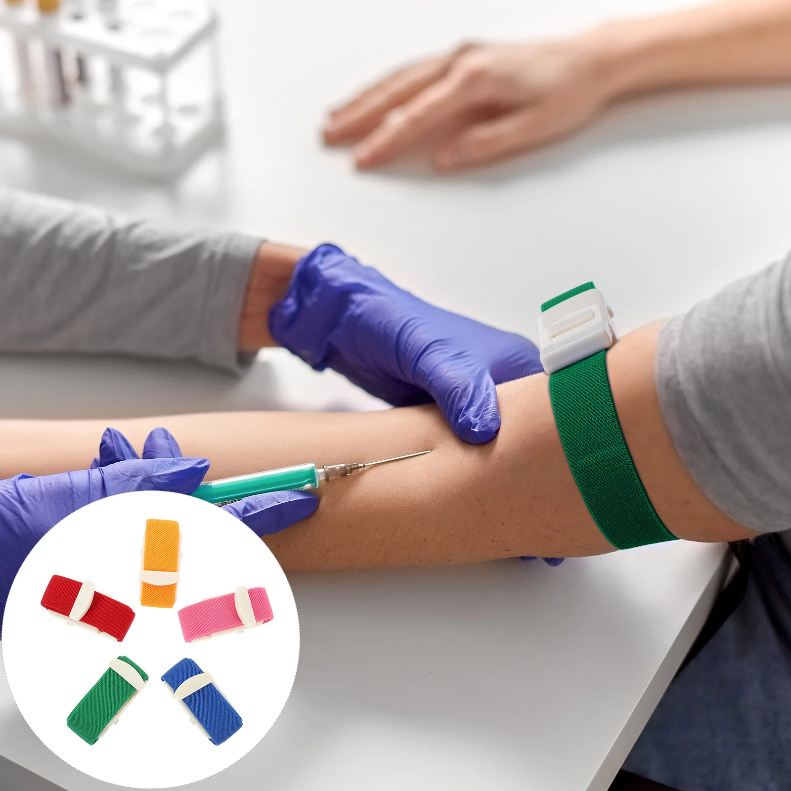 

5 шт., регулируемый жгут для занятий спортом на открытом воздухе