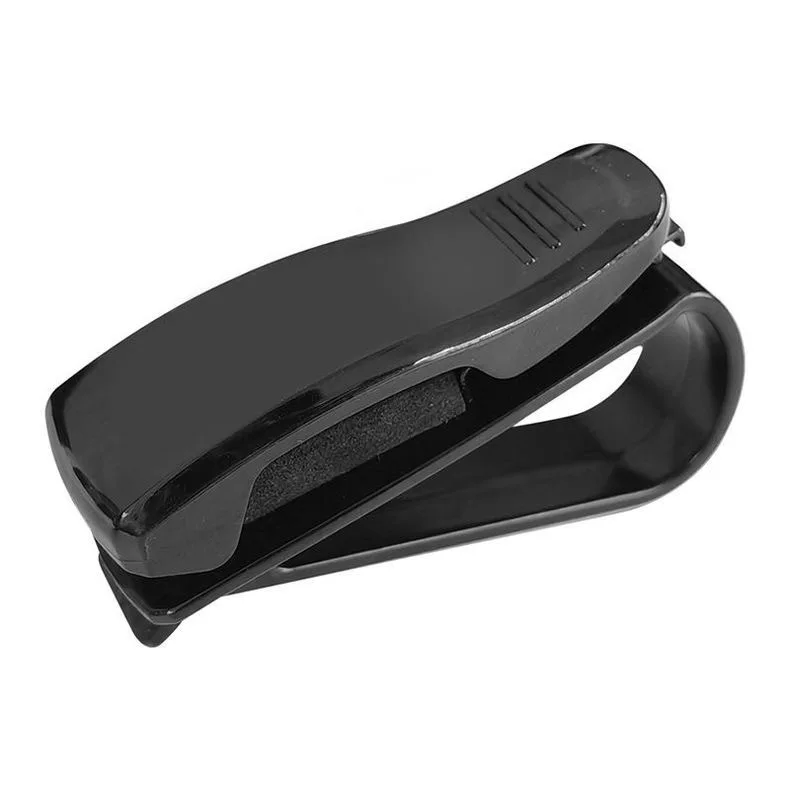 

Автомобильная оправа для солнцезащитных очков из углеродного волокна, зажим для очков, многофункциональный зажим для очков в автомобиле, карта для глаз, двуглавый зажим на борту