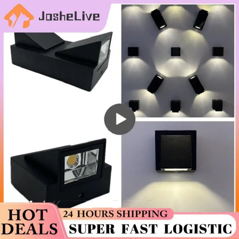 

5/8/10PCS Wall Fitting Wall Lamp Outdoor Waterproof Ceiling Lamp Aluminum Double-head Modern Simple Led Lights