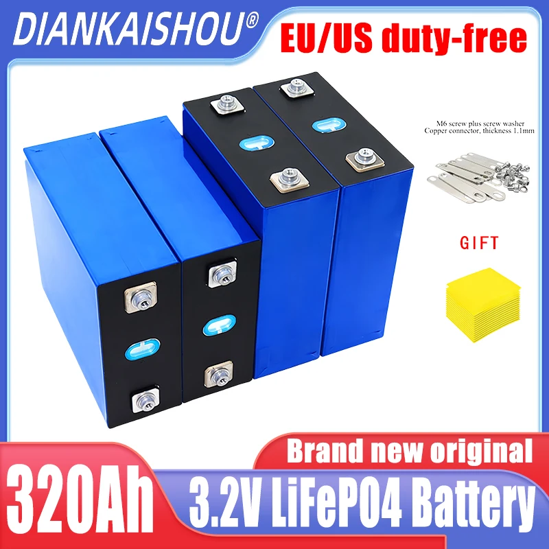 Аккумуляторные батареи lifepo4 3 2 В Ач DIY 12 24 48 для электромобиля RV