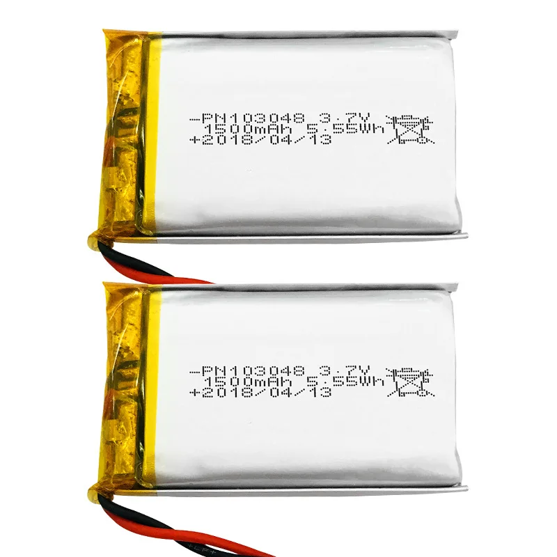 Полимерная литиевая батарея 103048-1500 мАч мягкая упаковка 803048 503048 с защитой звука