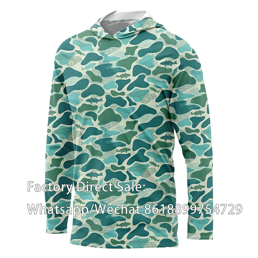 

Men Fishing Hoodies Long Sleeve Fish Wear Summer Fishing Shirt Green Uv Sun Protection Jersey Camisa De Pesca Breatable Dresses