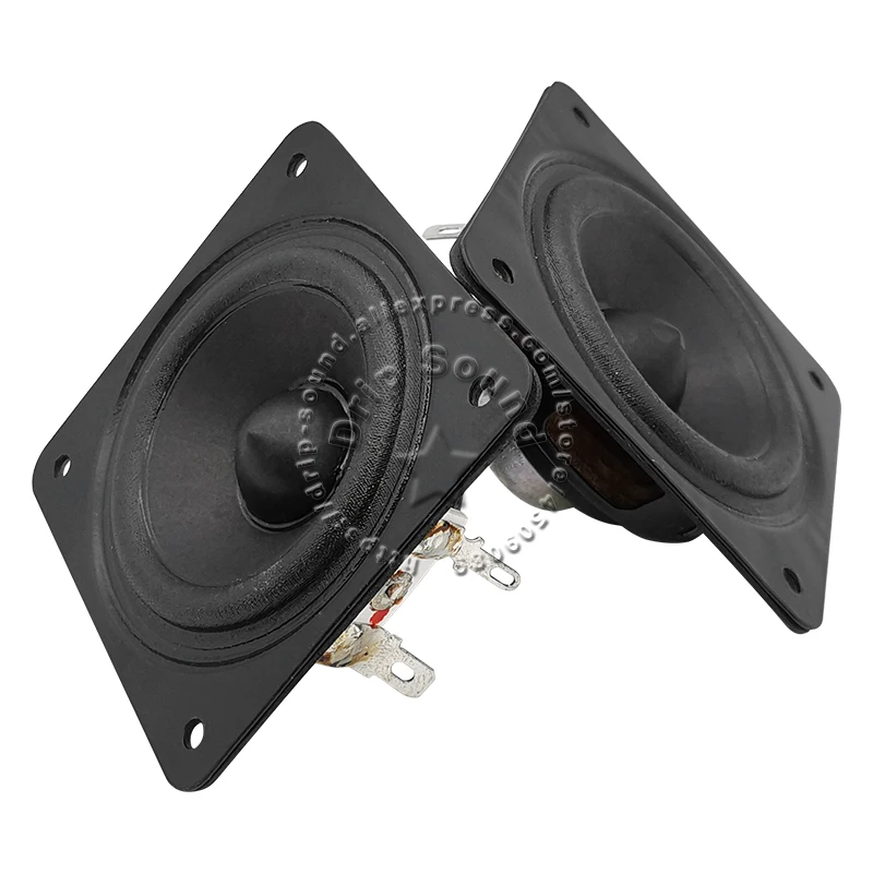 

2 шт., Hi-Fi колонка, 64 х64 мм, 6 Ом, 5 Вт