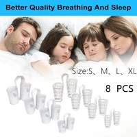 8pcs snoring solution anti snoring devices nose vents nasal dilators for better sleep sleeping aid tool