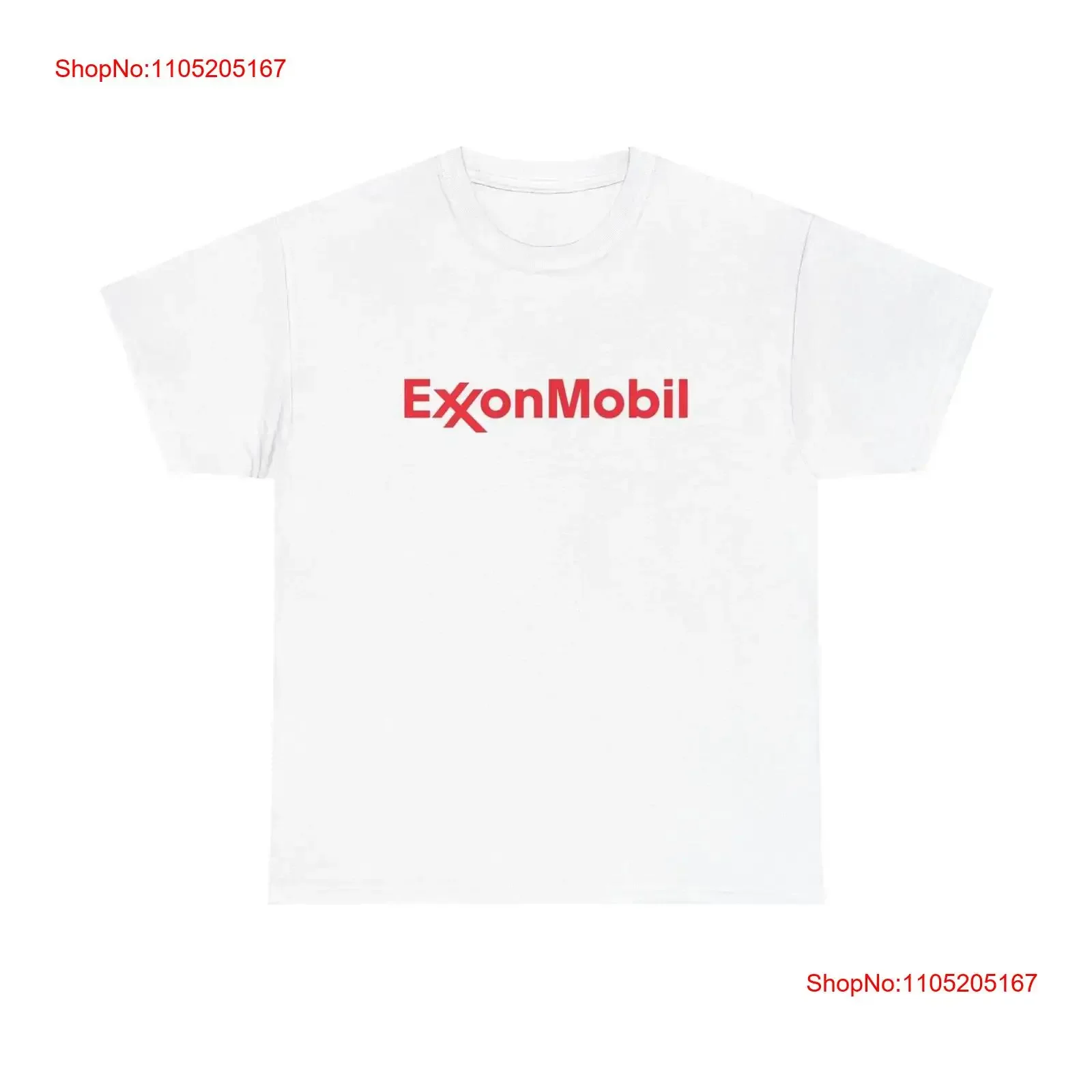 Фото Футболка Exxon Mobil Gas, винтажная футболка из плотного хлопка, винтажная стираная мужская футболка, мягкий растянутый удобный топ для повседневной носки, дышащий №1