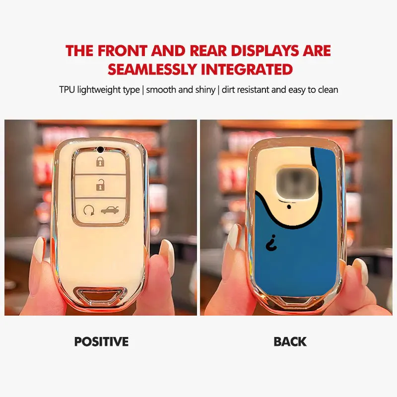 Чехол для автомобильного ключа брелок аксессуары милый Honda Fit GP5 Shuttle Gp8 JADE VEZEL City