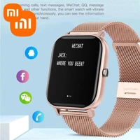 xiaomi smart watch women full touch bracelet fitness tracker blood pressure for xiaomi smart phone pk gts 2 smartwatch menbox