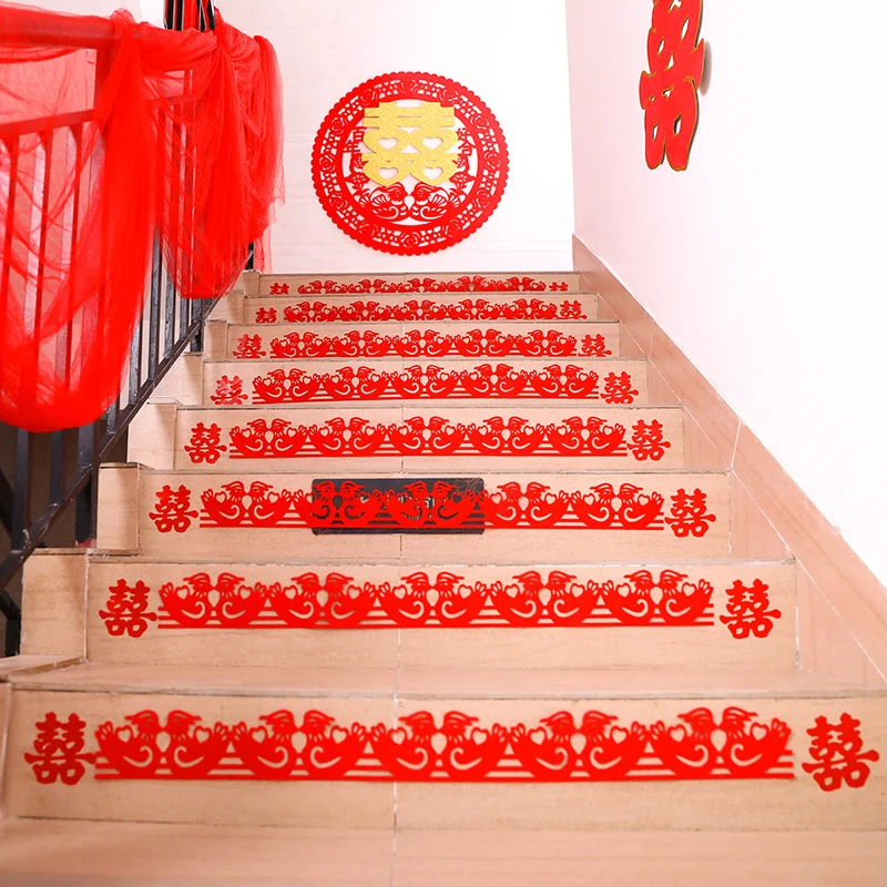 

Wedding room decoration wall stickers wedding man Daquan layout steps stickers