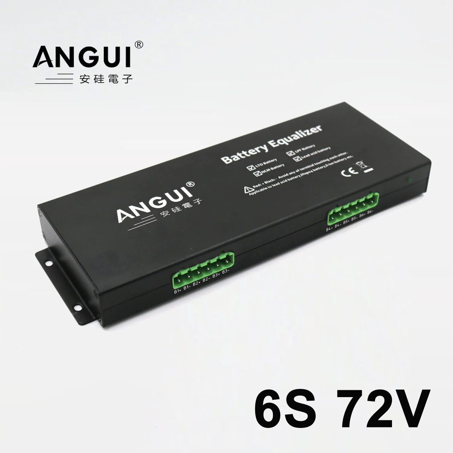 

Алюминиевый эквалайзер для аккумуляторов ANGUI Φ BM106S, огнестойкий контроллер напряжения 72 в, тестер заряда NCM LTO LFP свинцово-кислотных аккумуляторов