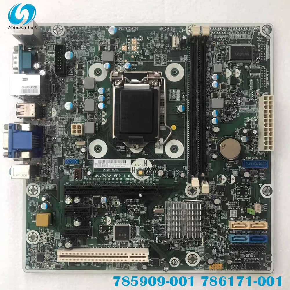 100% Working For HP 480 G2 G1 490  MT Motherboard MS-7932 V2.0 785909-001 786171-001 High Quality Fast Shipping