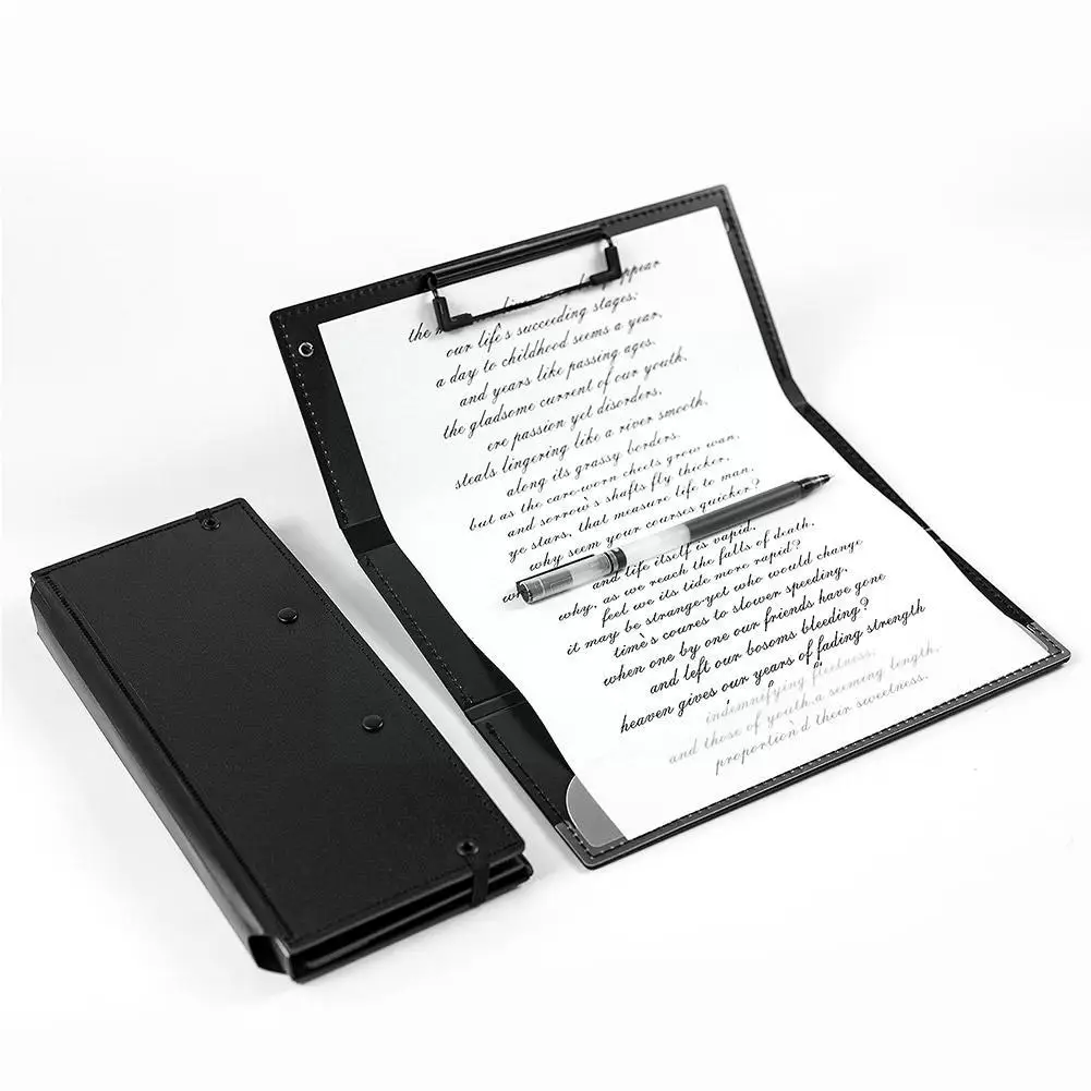 

-fold Board Medical Half-fold Board Nurse Folder Foldable Folder Portable Data Board Writing -fold Board Foam Plastic G5k4