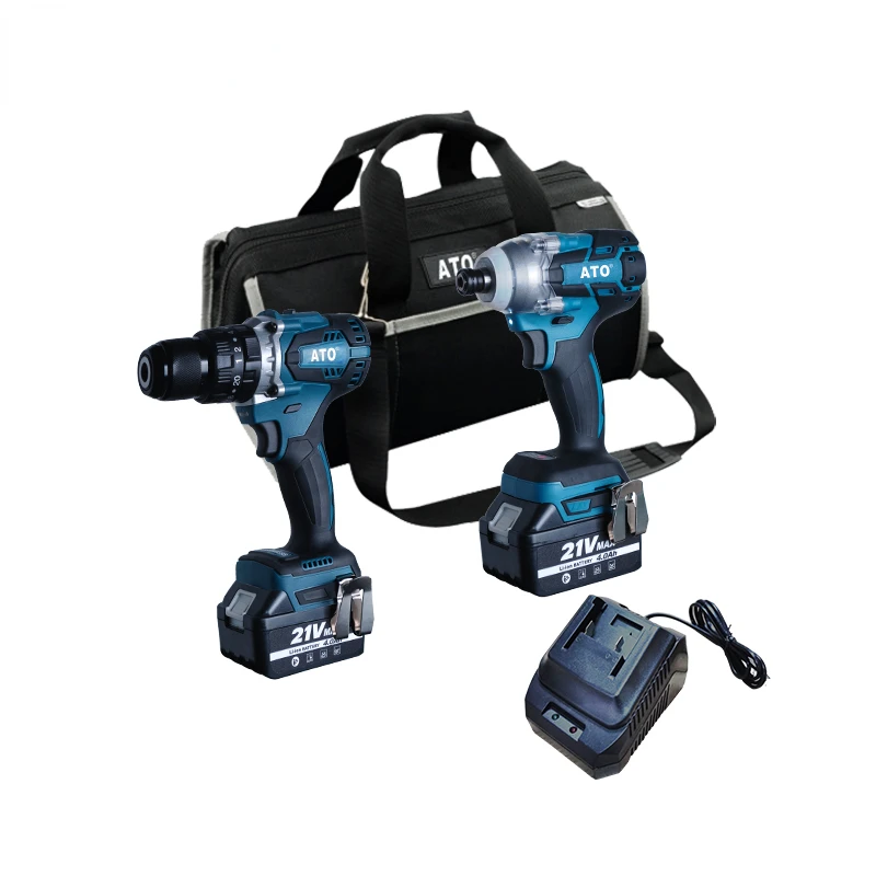 

ATO Power Tools N in one discouunt Multi-function 3.0Ah 4.0Ah 5.0Ah 18V letton power tools combo kit with 60 accessories 16.