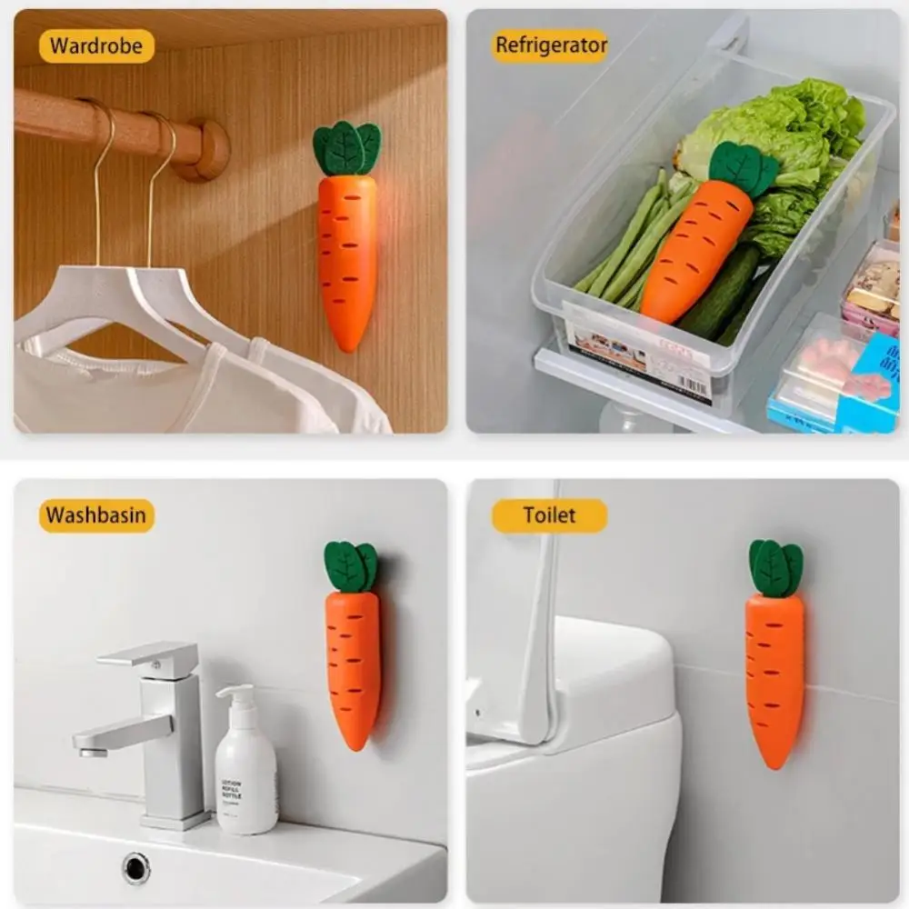 

Carrot-shaped Carbon Bamboo Charcoal Bag Carrot-shaped To Remove Odor Air Freshener Keep Refrigerator Fresh Activated Carbon