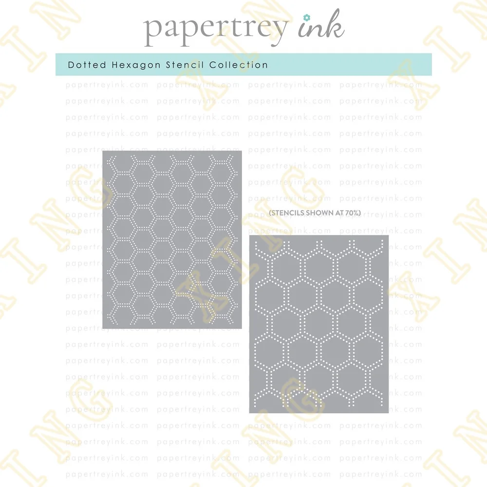 

Dotted Hexagon Stencils 2022 New Arrival Diy Layering Stencils Painting Scrapbook Coloring Embossing Album Decorative Template