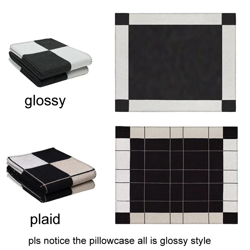 135x180 см клетчатое кашемировое одеяло супермягкий шерстяной шарф шаль зимняя