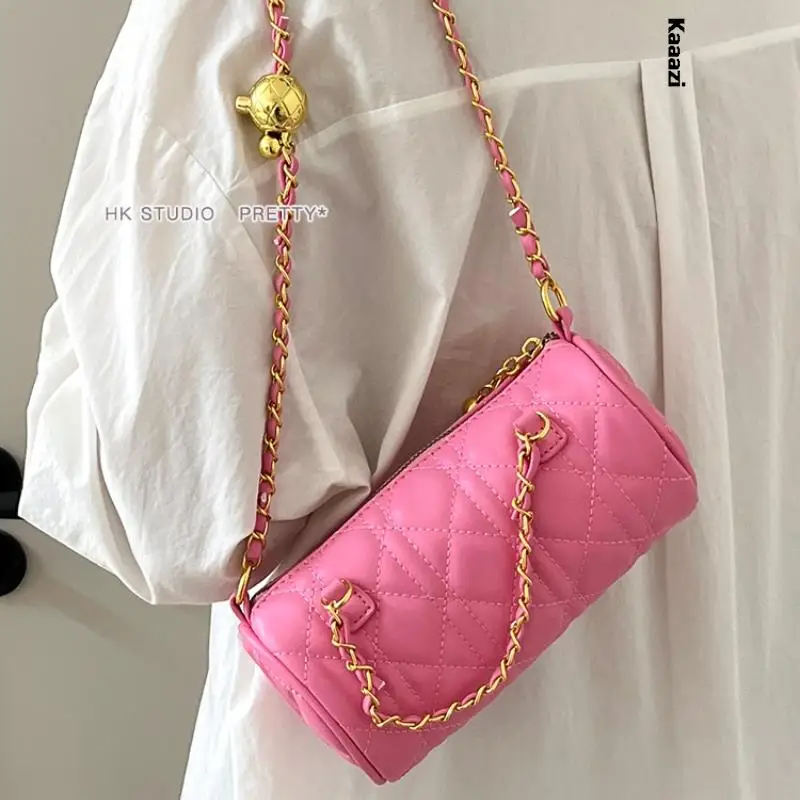 

Fashion Chain Women's Shoulder Bags Designer High Quality Versatile Crossbody Bag Summer 2023 New Luxury Casual Simple Handbag