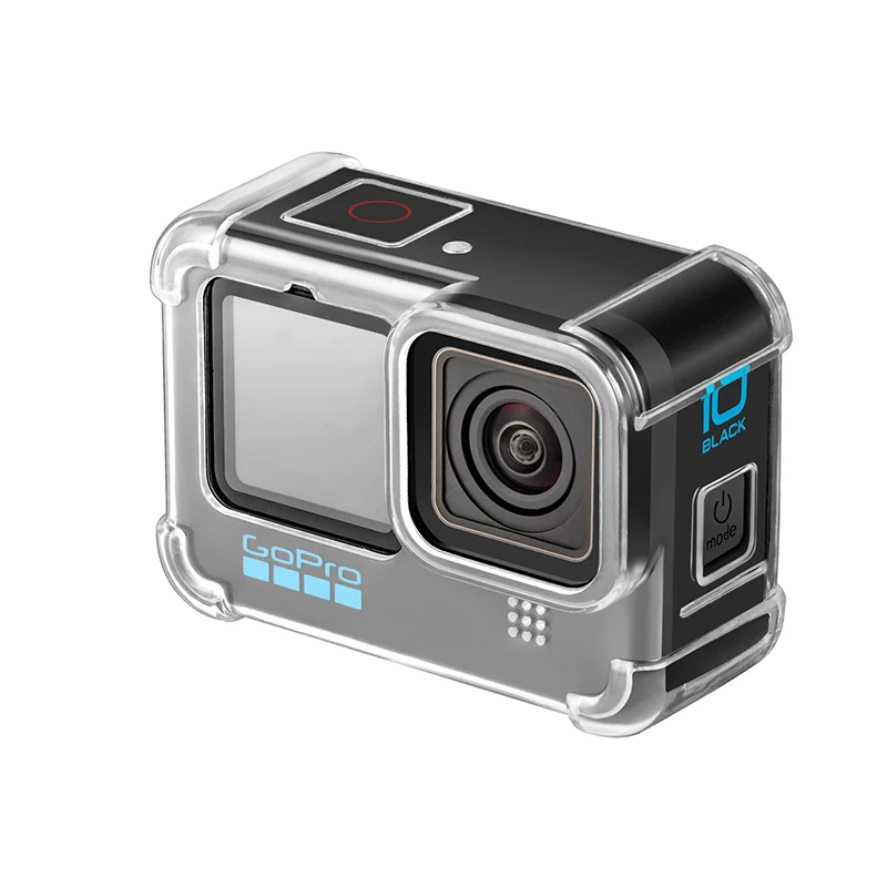 

Air Armor Silicone Case For GoPro Hero 10 9 All-inclusive Anti-fall Housing Cover Shell Tempered Glass Screen Film Accessories