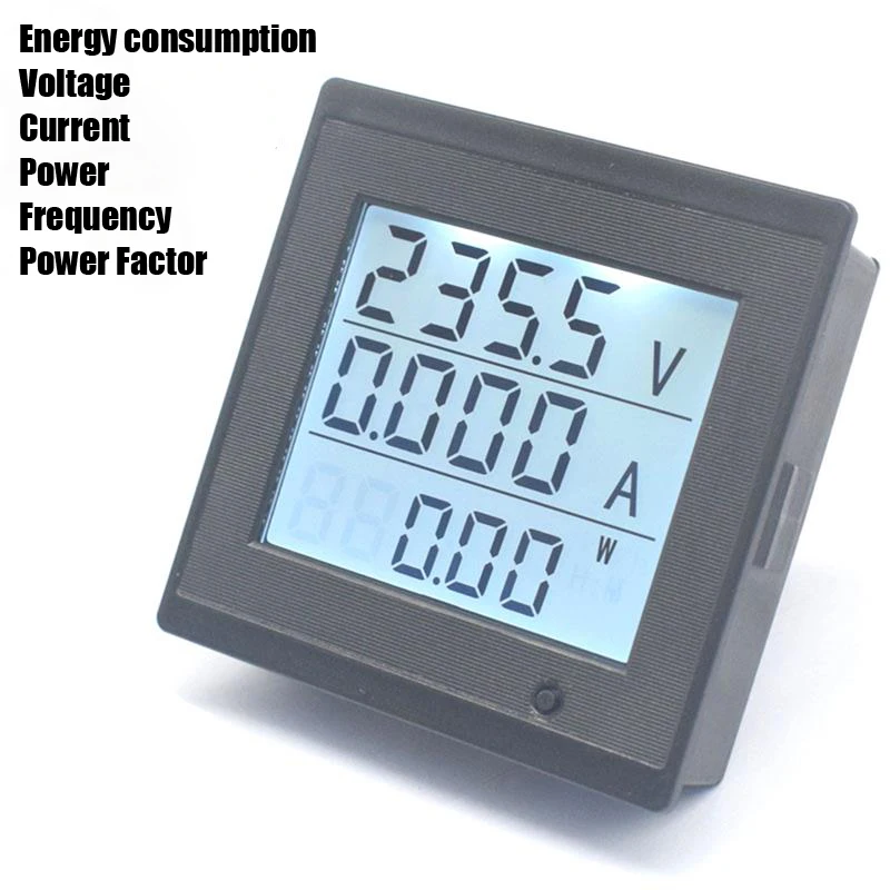 

digital lcd display voltmeter ammeter