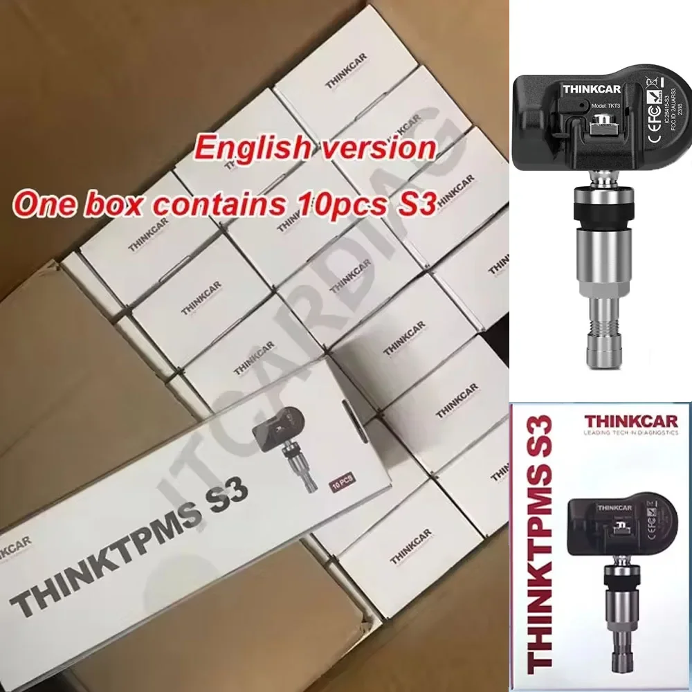 Фото Датчик давления в шинах THINKCAR THINKTPMS S3 315/433 МГц для автомобилей, совместимый с инструментом Thinkcar / Mucar VENUL I-PRO tpms. №3