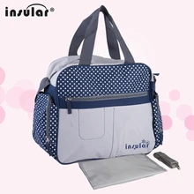 Insular Baby Nappy Bags Fashion Diaper Bag Mother Shoulder Bag Maternity Mummy Handbag Waterproof Baby Stroller Bag