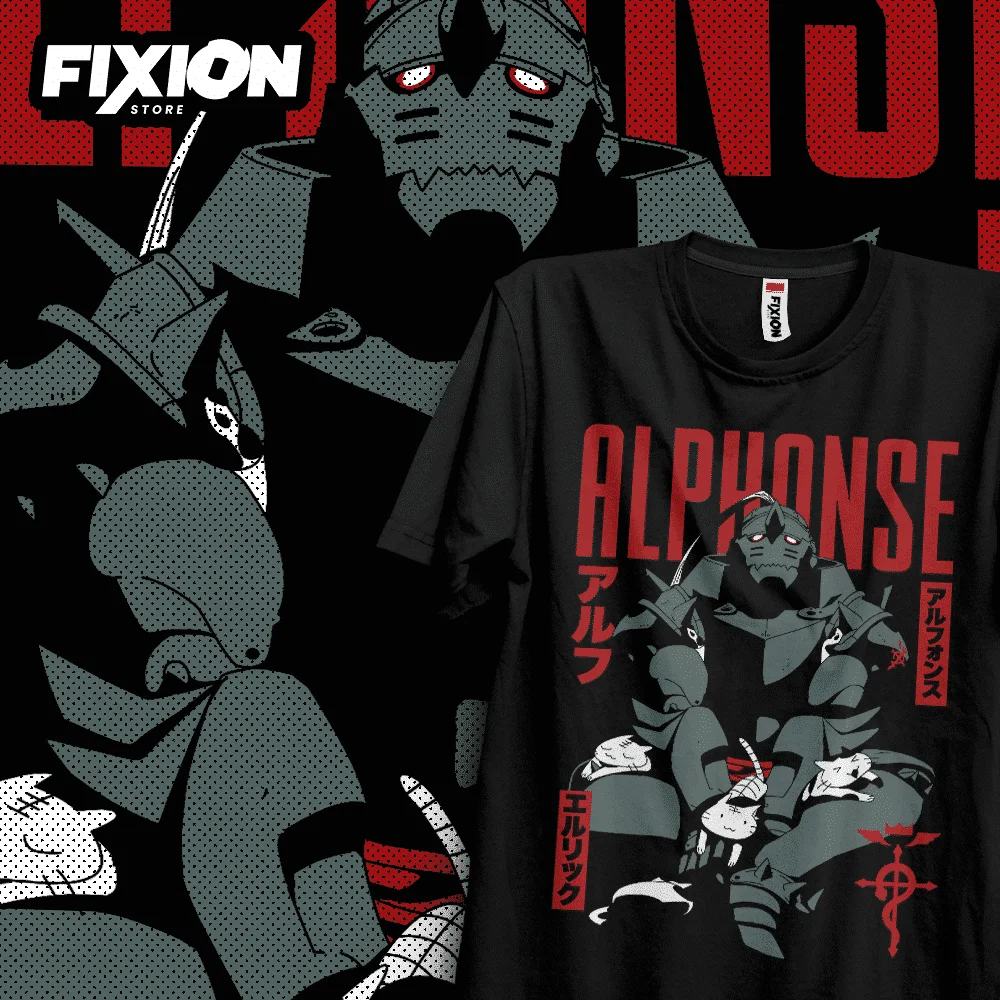 Цельнометаллическая футболка Alchemist LAnime Манга подарок для любителей аниме все