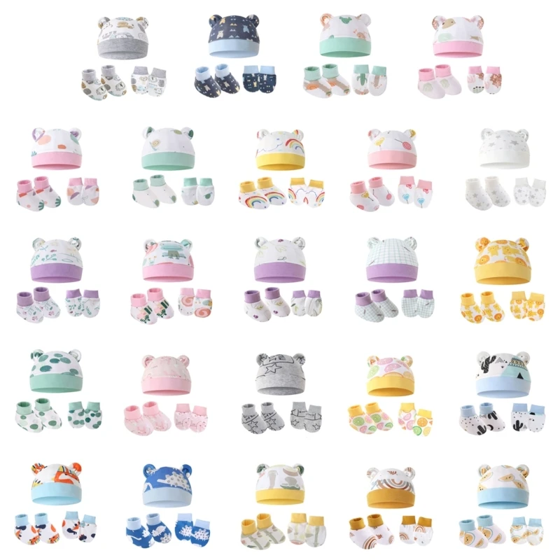 

Детские шапочки носки для новорожденных детские варежки без царапин детские варежки против царапин