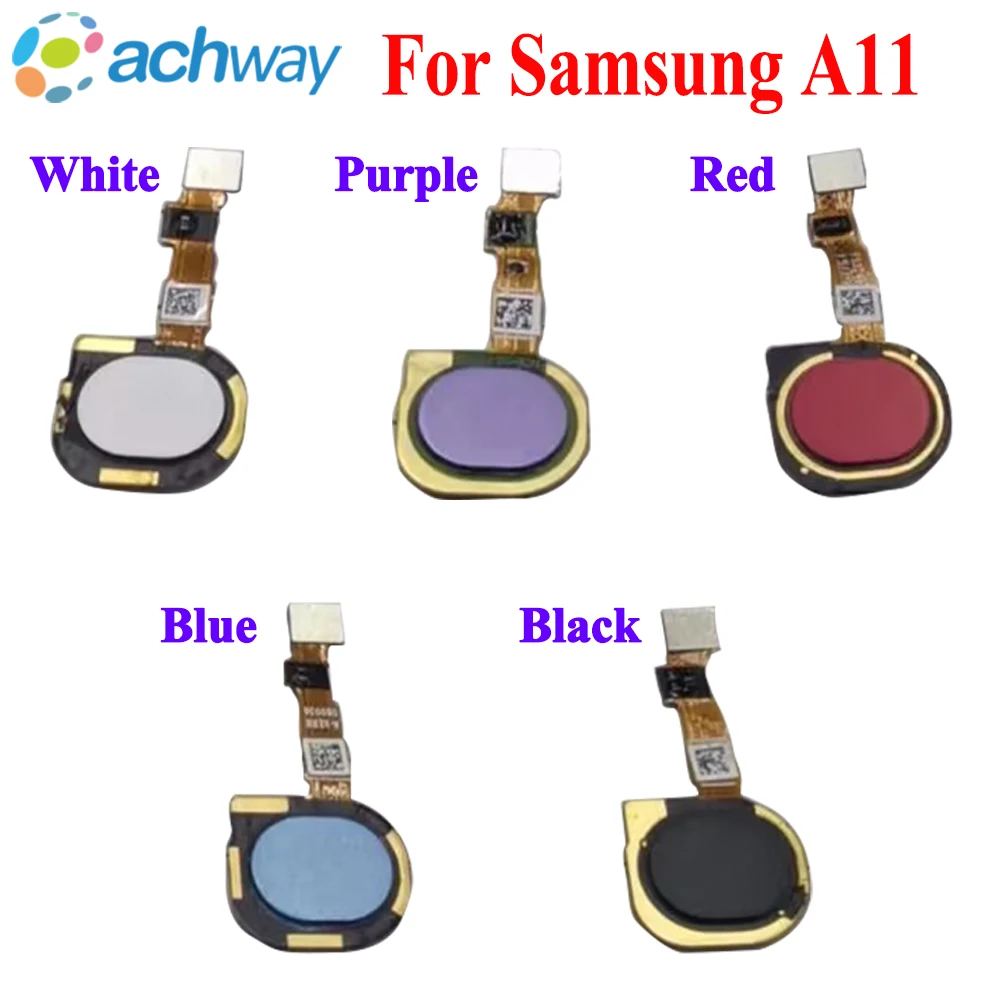 Запчасти для датчика отпечатков пальцев кнопка домой гибкий кабель для Samsung Galaxy A11 SM-A115 A115F A115M A115U A115A A115A1 отпечаток пальца