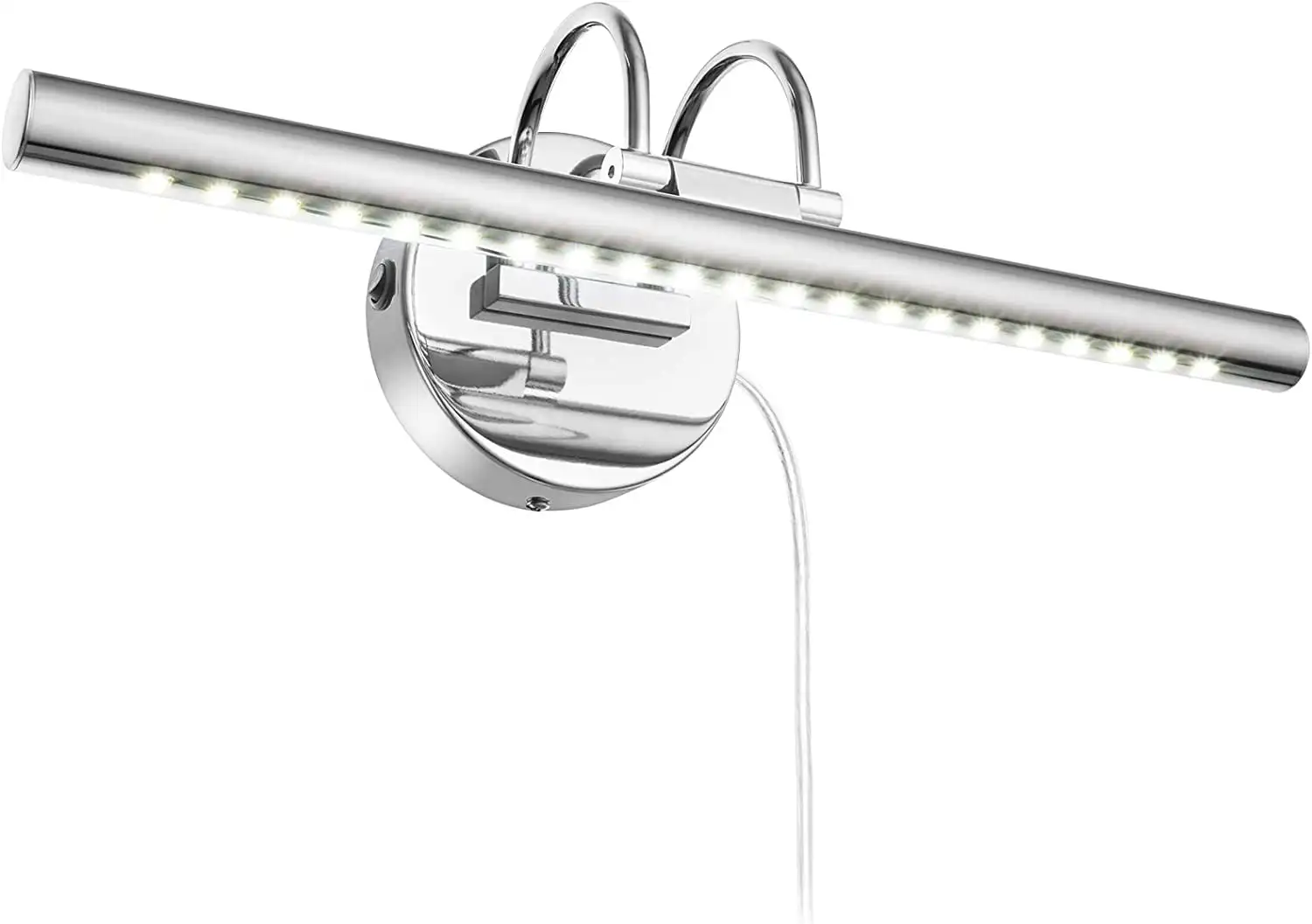 

Искусственные приборы EE Eleven для ванной комнаты с выключателем ВКЛ./ВЫКЛ. Хромированная стена из нержавеющей стали для макияжа искусственное зеркало фотография