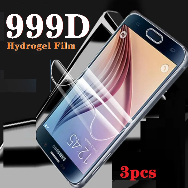 3PCS Hydrogel Film For Samsung Galaxy A7 2017 A8 A9 A5 A6 Plus A750 2018 Screen Protector Glass For Samsung J7 J5 J4 J6 J8 Film