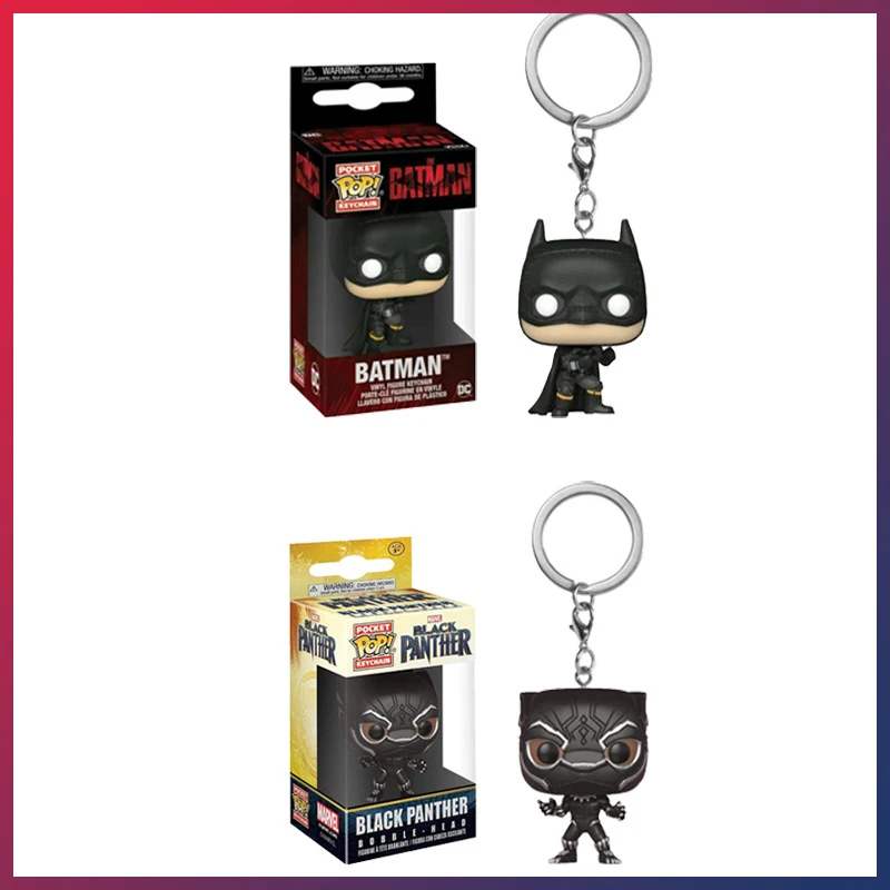 Брелок для ключей в стиле аниме Funko Pop Batman фигурка женщины-кошки модель рюкзака
