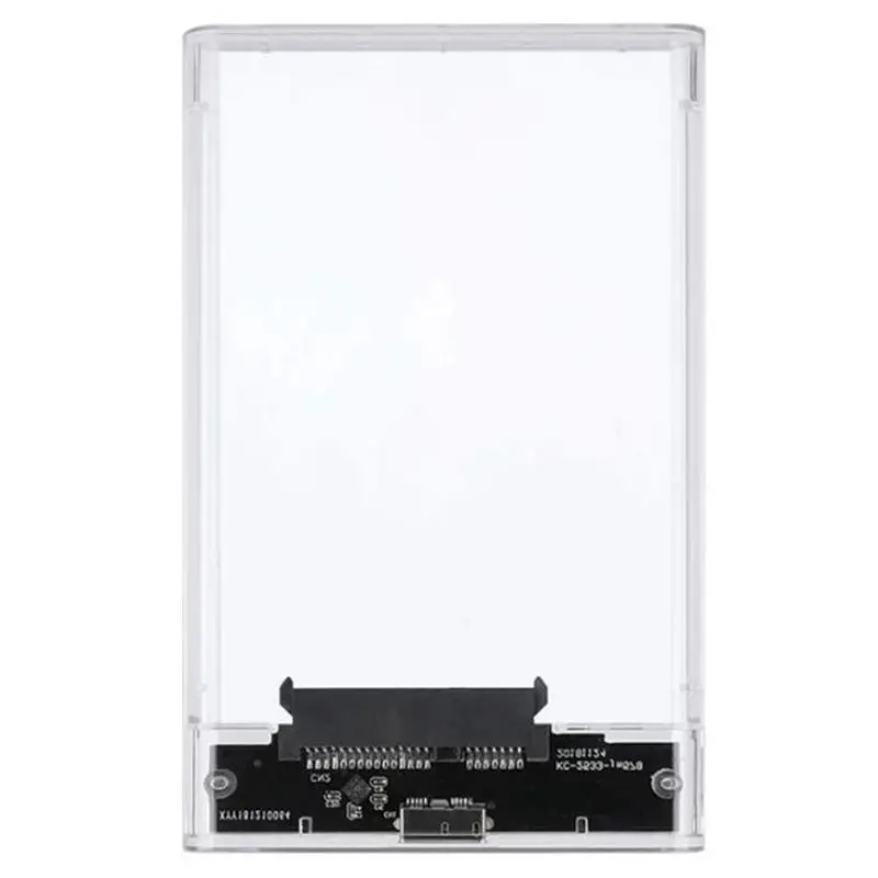 

Clear Hard Drive Enclosure Lightweight USB 3.0 External Hard Drive Enclosure 2.5inches Portable Clear Hard Disk Case For 2.5inch