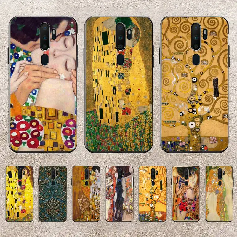 

YGustav Klimt Tree Life Kiss Phone Case For Redmi 9A 8A 6A Note 9 8 10 11S 8T Pro Max 9 K20 K30 K40 Pro PocoF3 Note11 5G Case