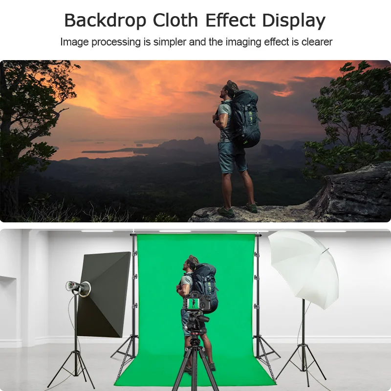 Green Screen Chroma key Backdrop Cloth Photography Background Muslin Fabric Backdrops for Photo Studio Video 3Mx1/2/3/4/6M |