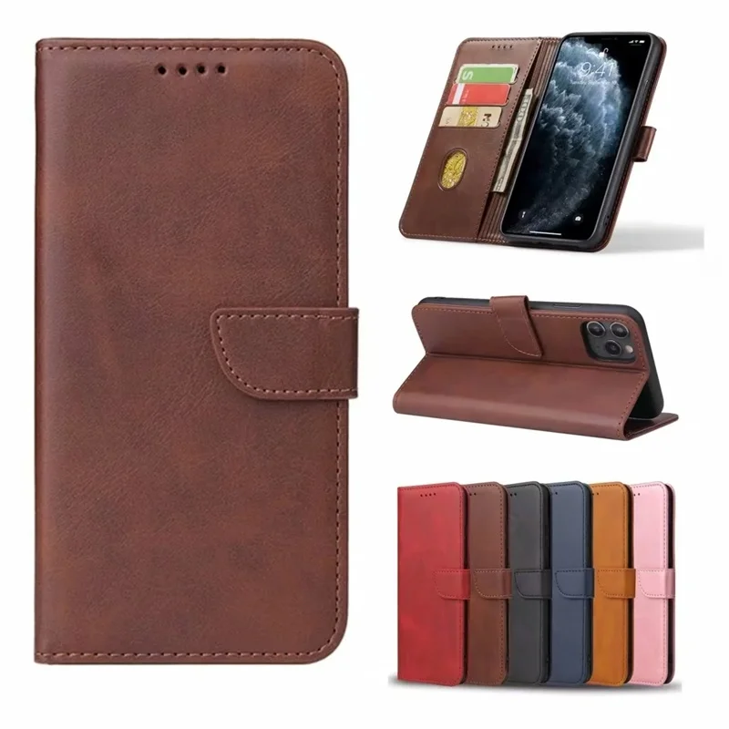 

Suitable for IPhone 12 Pro Max Mini Leather case, 11 XS, XR, x, Se 2020, 8, 7, 6, 6S plus, 5S, 5