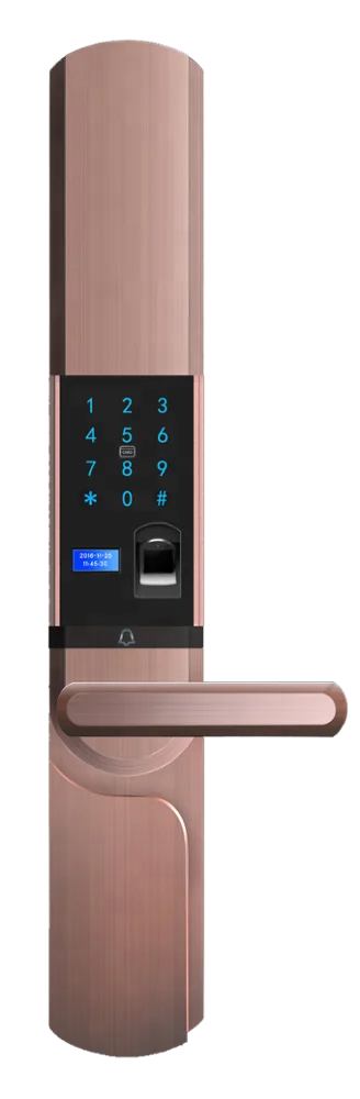 Half automatically Operation Smart Doorlock with Battery Electronic Smart Door Lock Cylinder enlarge