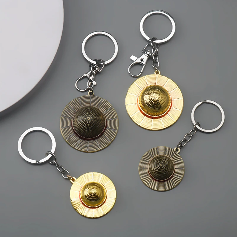 

1pcs Anime Keychain Cosplay Unisex Keyrings Straw Hat Pendant Alloy Key Chains Accessories