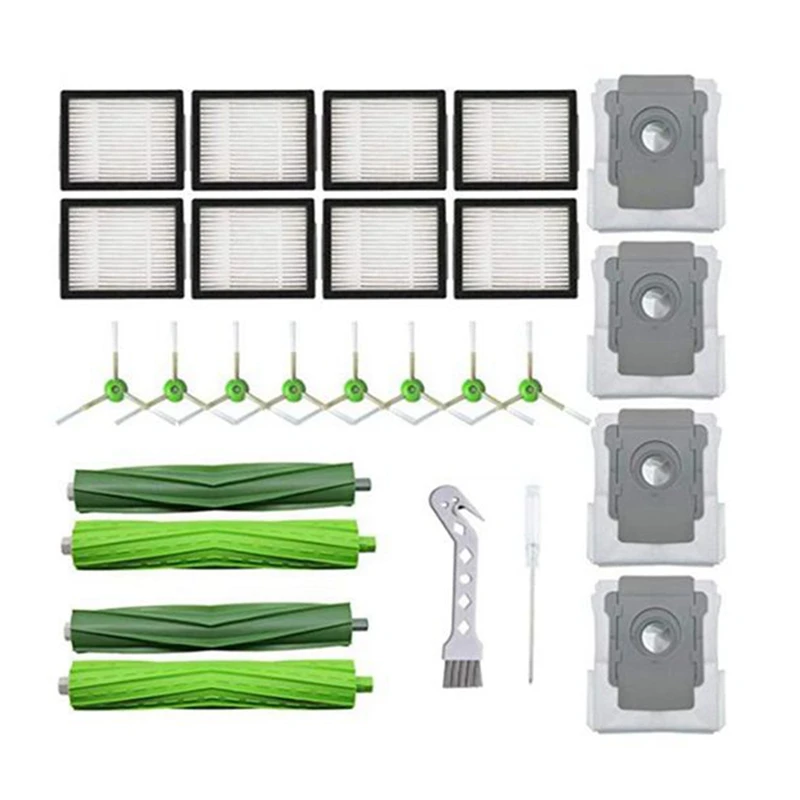 

Hepa Filter Dust Bag Brush Roll for IRobot Roomba I7 E5 E6 I3 Series Robot Vacuum Cleaner Replacement Parts Accessories