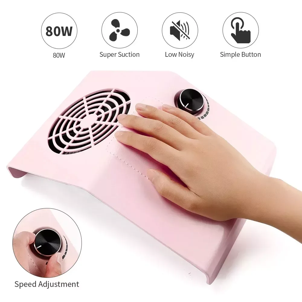 

NEW2023 Nail Dust Suction Dust Collector Fan Vacuum Cleaner Manicure Machine Tools Dust Collecting Bag Nail Art Manicure Salon T