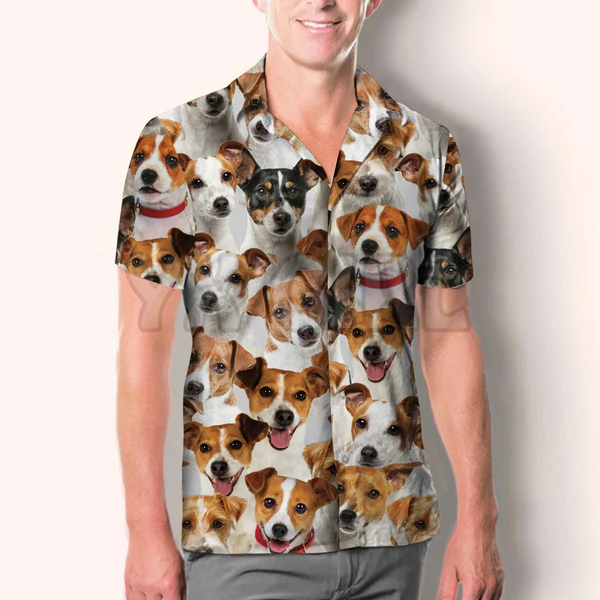 You Will Have A Bunch Of Jack Russell Terriers 3D All Over Printed Hawaiian Shirt Men's For Women's Harajuku Casual Shirt Unisex
