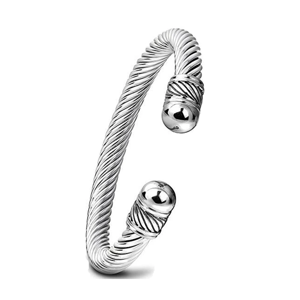 

25pcs Surprise Gift Suit for Birthda Christmas,Valentine's Day,Wedding Bracelet Charm Bangle Never Fade 316L Stainless Steel