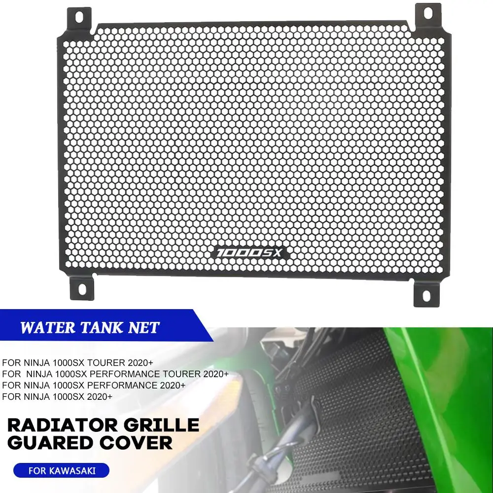 

Защита радиатора мотоцикла, крышка гриля, масляный радиатор, протектор, резервуар для воды Ninja1000SX для Kawasaki Ninja 1000SX 2020 2021