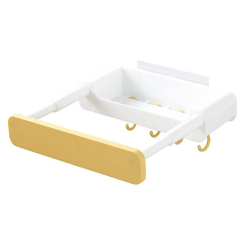 

Washbasin Rack Telescopic Hole-Free Toilet Rack Bathroom Hanging Washbasin Shelf Storage Rack