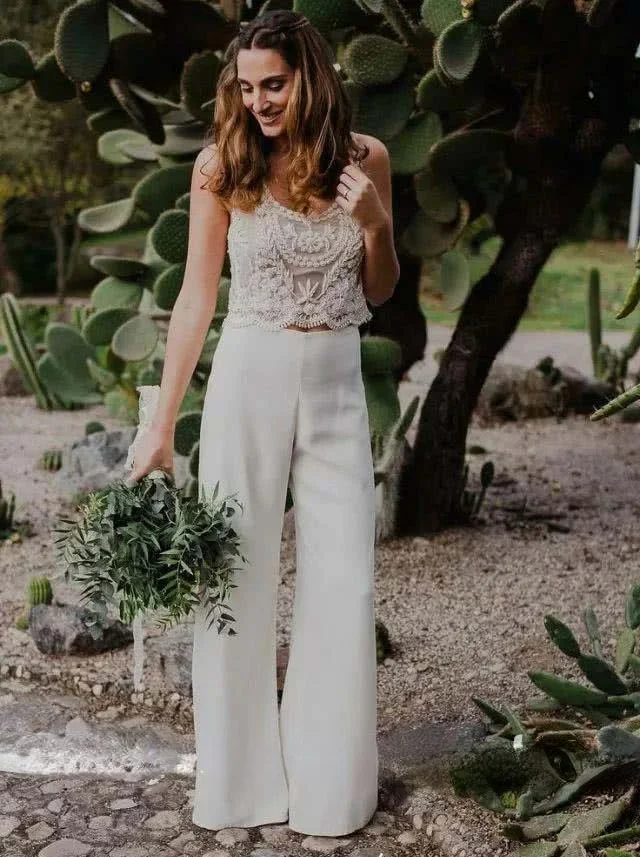 комбинезон unona 4817. свадебный брюшной костюм. свадебный комбинезон для невесты. костюм на свадьбу женский. свадебные брюки.